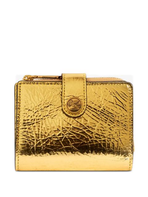 ETRO laminated leather wallet - Gold - zdjęcie produktu nr 1