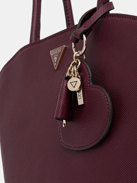 Guess torebka BOLENA kolor bordowy HWZG92 07090
