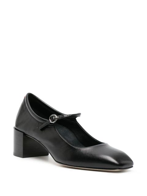 Aeyde Aline 45mm leather pumps - Black - zdjęcie produktu nr 2