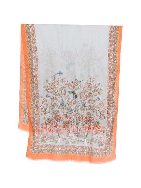 ETRO floral-pattern scarf - Neutrals