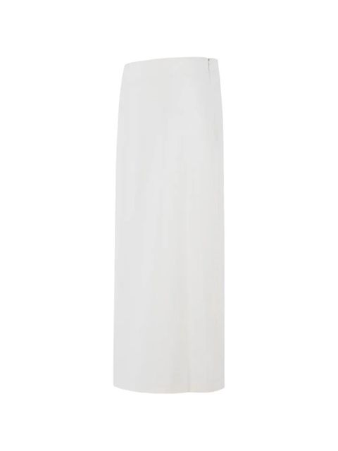 LouLou de Saison maxi back slit skirt - White