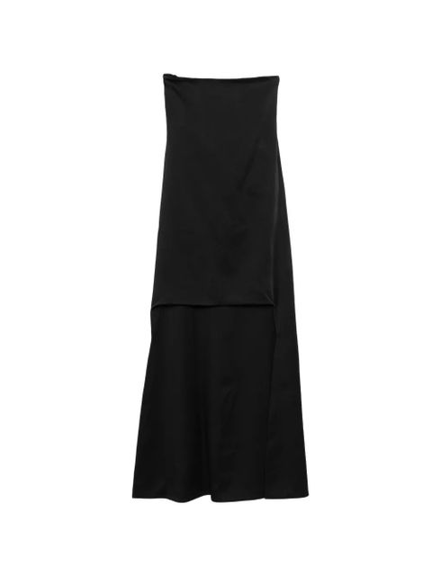 TOM FORD strapless high-low dress - Black