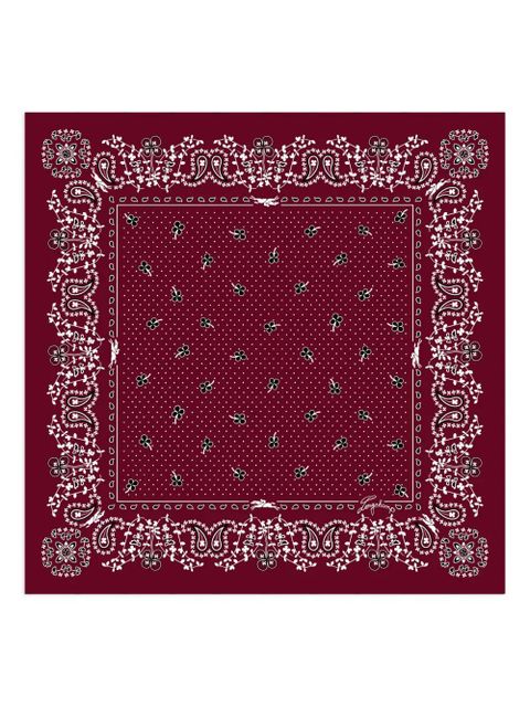 Longchamp paisley-print scarf - Red - zdjęcie produktu nr 1