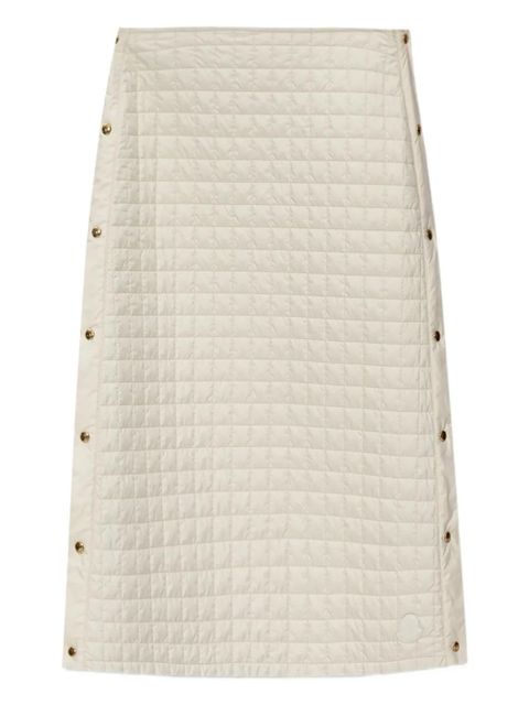 Moncler quilted button-fastening midi skirt - Neutrals - zdjęcie produktu nr 1