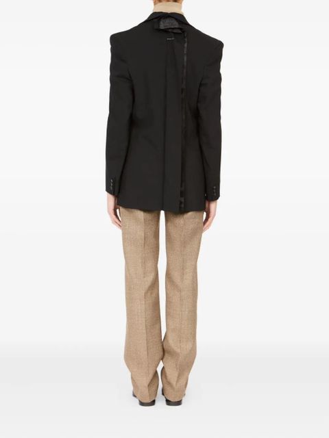 MM6 Maison Margiela single-button tailored blazer - Black - zdjęcie produktu nr 2