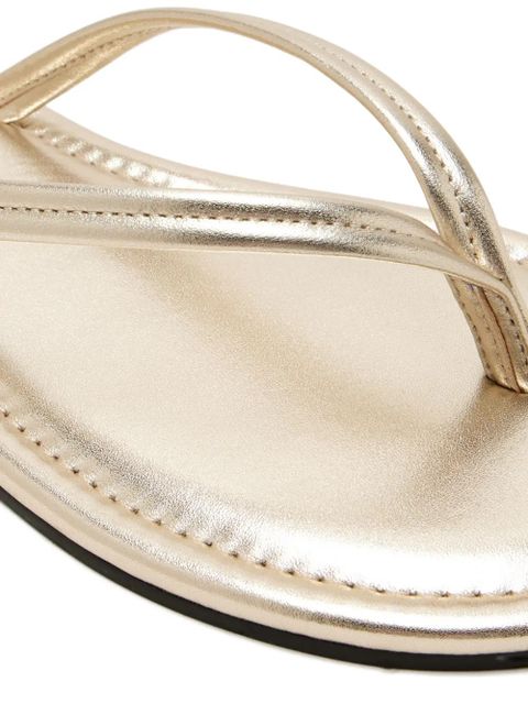 St. Agni thong-strap sandals - Gold