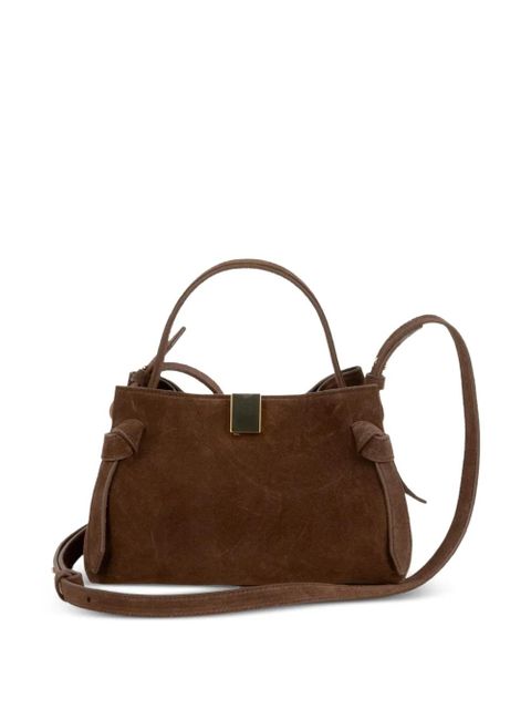 Yuzefi Gyoza top-handle knotted clutch bag - Brown - zdjęcie produktu nr 2