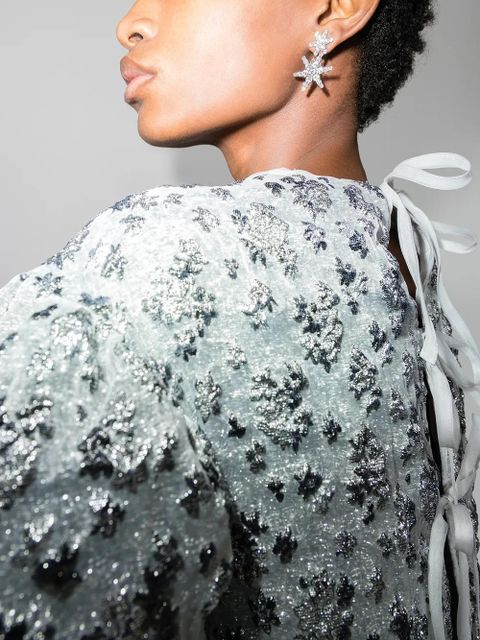 Jennifer Behr Pluto star drop earrings - Silver - zdjęcie produktu nr 2