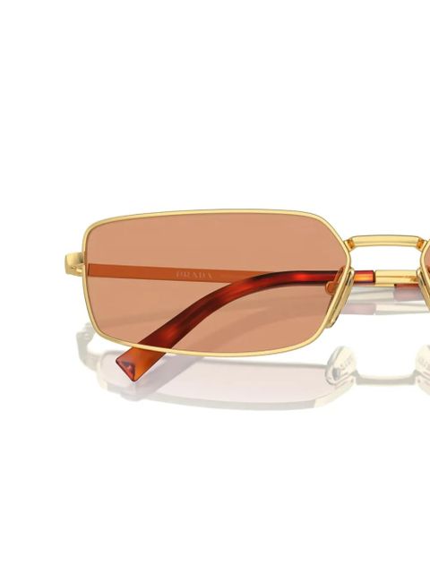 Prada Eyewear rectangle-frame sunglasses - Gold