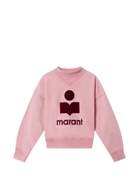 ISABEL MARANT Moby logo sweatshirt - Pink - zdjęcie produktu nr 1