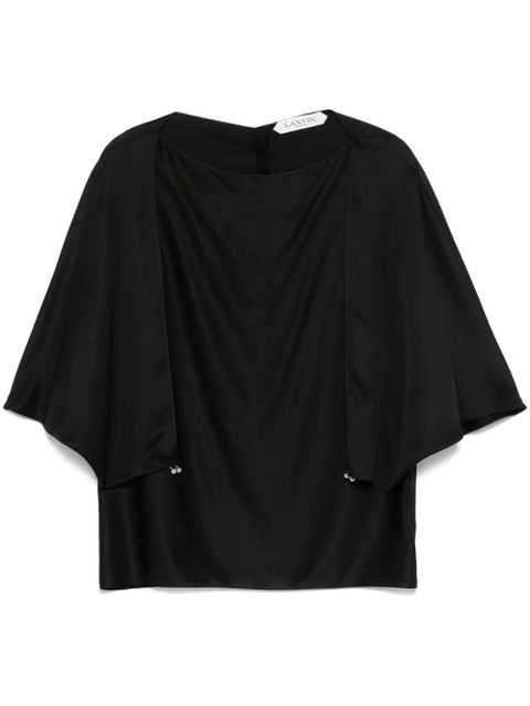 Lanvin silk blouse - Black - zdjęcie produktu nr 1