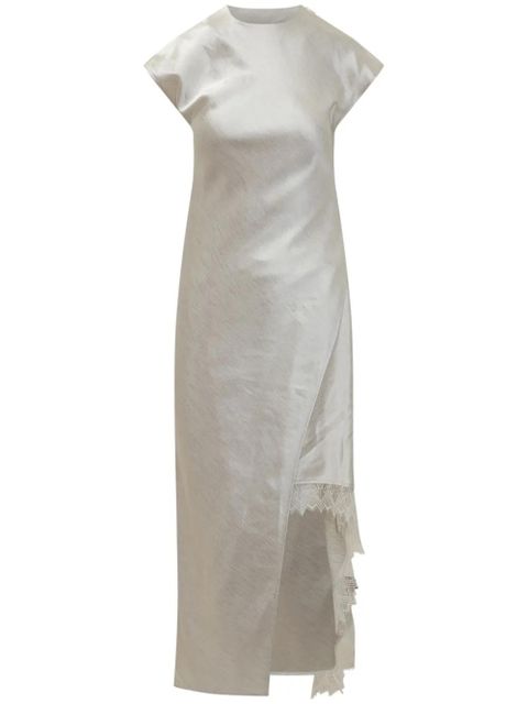 JW Anderson asymmetric layered maxi dress - White - zdjęcie produktu nr 1
