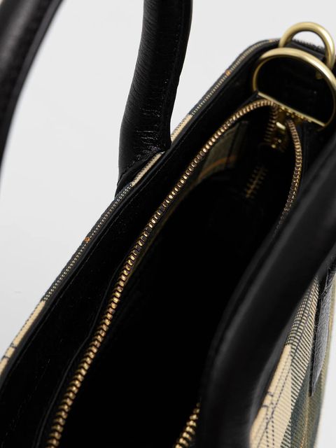 Barbour torebka kolor żółty LBA0506