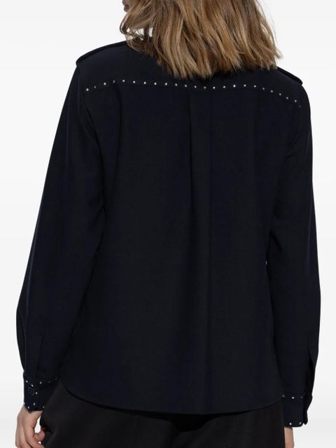 Zadig&Voltaire stud-embellished shirt - Black