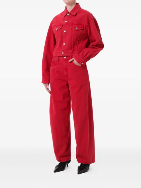 AGOLDE Radley buttoned jacket - Red - zdjęcie produktu nr 2