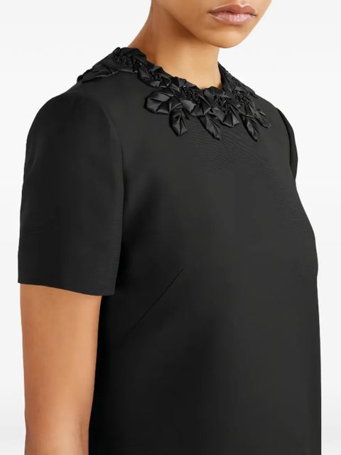 Valentino Garavani floral mini dress - Black