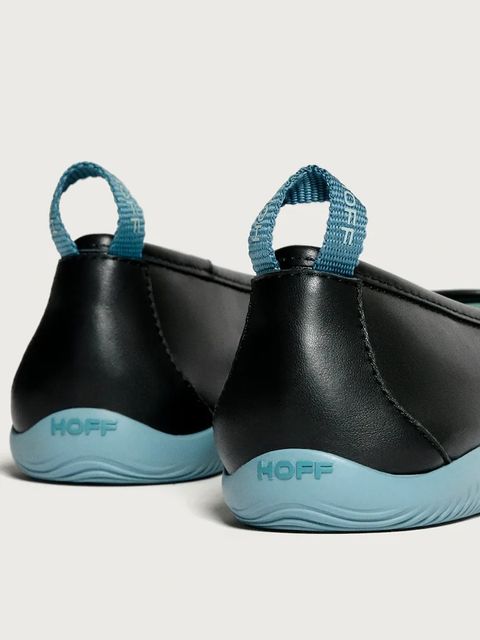 Hoff baleriny skórzane GARNIER kolor czarny 12540006