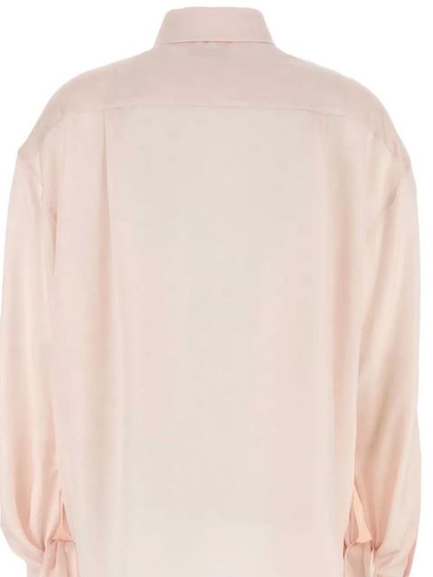 Balenciaga silk ruffled shirt - Pink
