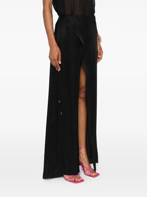 Blumarine satin trousers - Black