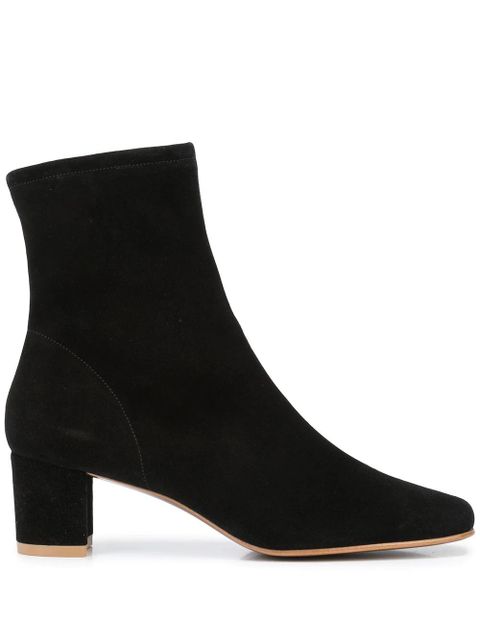 BY FAR ankle-length suede boots - Black - zdjęcie produktu nr 1