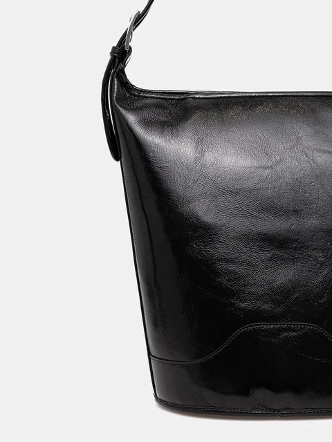 IRO torebka skórzana WM44ZYKECR kolor czarny ZYKECR