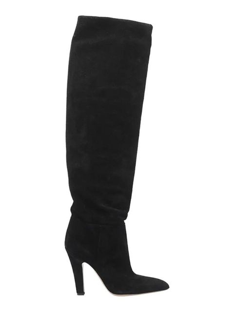 Paris Texas 100mm Elsa pointed-toe over-the-knee boots - Black