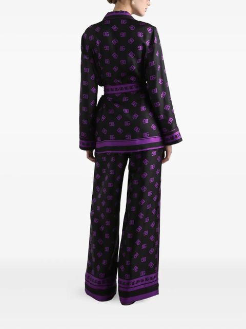 Dolce & Gabbana DNA DG logo-print shirt - Black