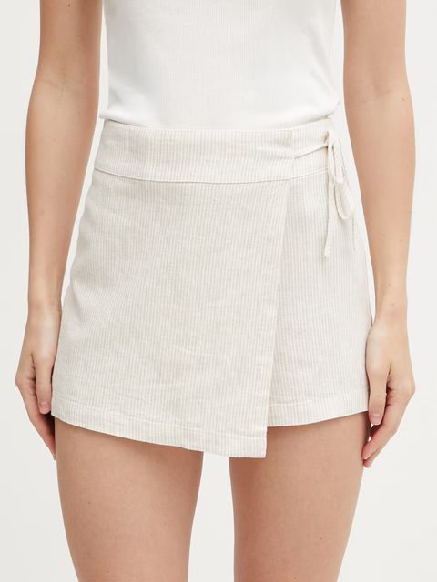 Tommy Jeans spódnicospodnie damskie z lnem - zdjęcie produktu nr 1