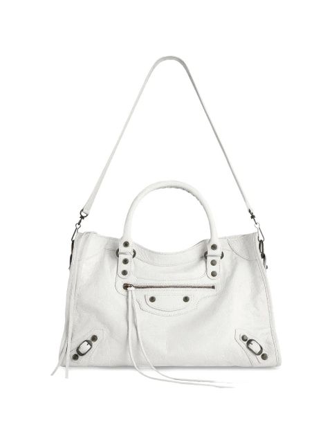 Balenciaga medium Le City shoulder bag - White