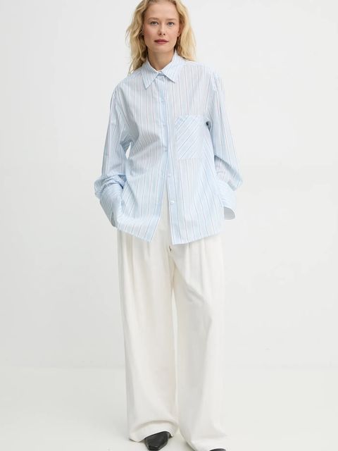 Day Birger et Mikkelsen koszula Mac damska kolor niebieski relaxed z kołnierzykiem klasycznym DAY65243540