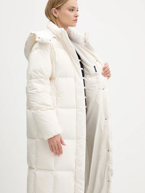 Tommy Jeans kurtka puchowa kolor biały zimowa DW0DW21977