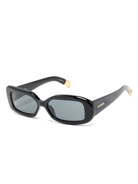 Jacquemus Les Lunettes Rond Carré asymmetric sunglasses - Black - zdjęcie produktu nr 2