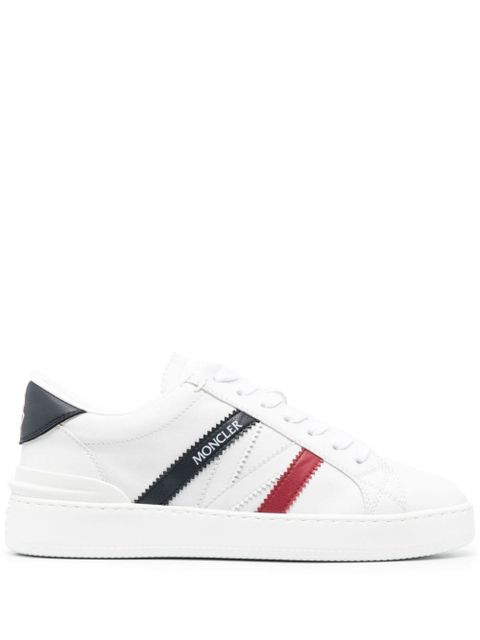 Moncler Monaco M faux-leather sneakers - White - zdjęcie produktu nr 1