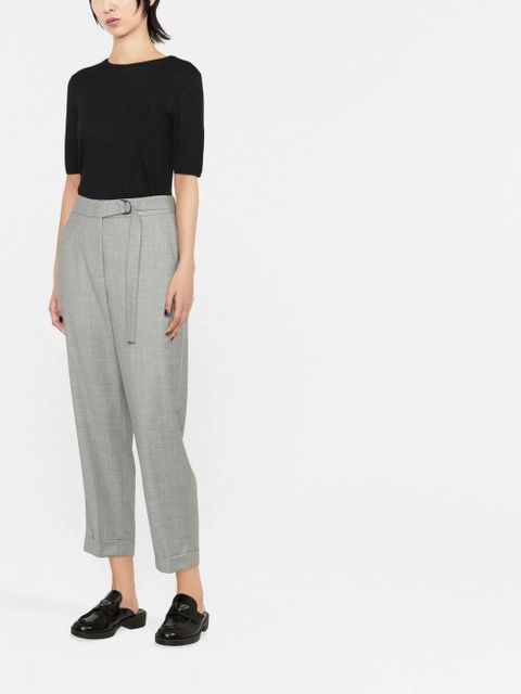 TOTEME round-neck cashmere T-shirt - Black