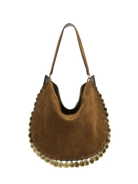 ISABEL MARANT Oskan Hobo Soft braided medallion-embellishment shoulder bag - Brown - zdjęcie produktu nr 1