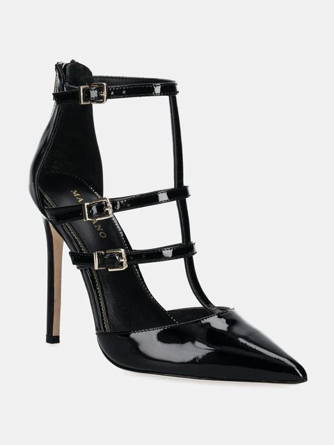 Marciano Guess szpilki skórzane kolor czarny 5RGZ16 7287A