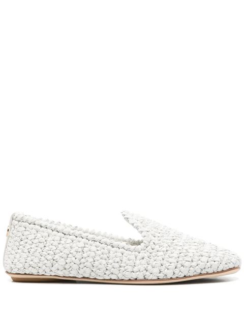 Moncler interwoven-design slippers - White - zdjęcie produktu nr 1