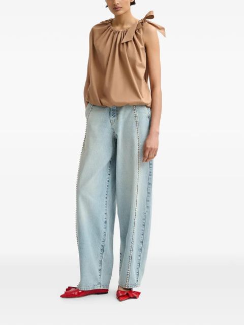 Essentiel Antwerp tie-detail blouse - Neutrals - zdjęcie produktu nr 2