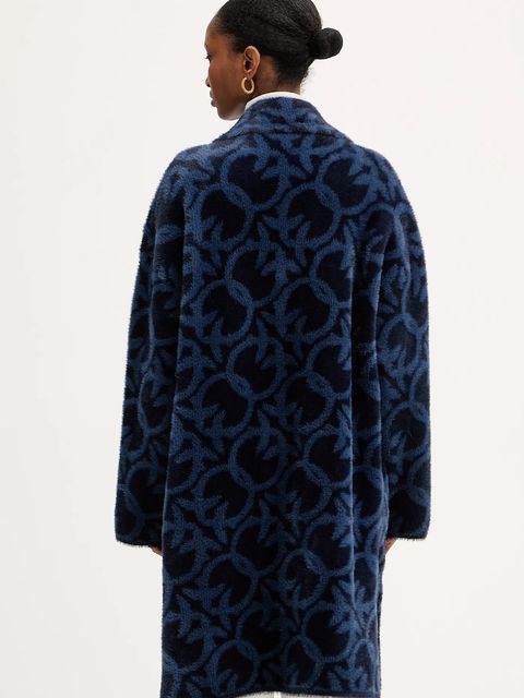 Pinko płaszcz kolor granatowy 105415 A2WY - zdjęcie produktu nr 2