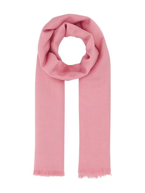 Alexander McQueen frayed-edge scarf - Pink - zdjęcie produktu nr 1