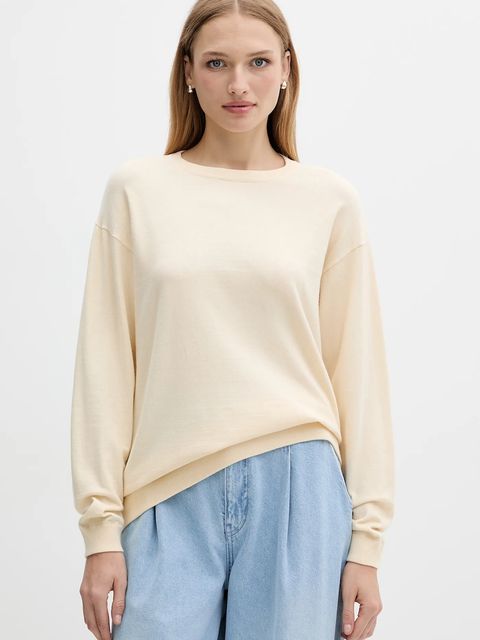 Silvian Heach sweter BENITEZ damski kolor beżowy GPA25553MA - zdjęcie produktu nr 1