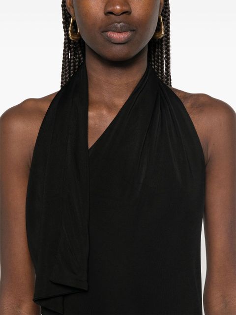 KHAITE Roza maxi dress - Black