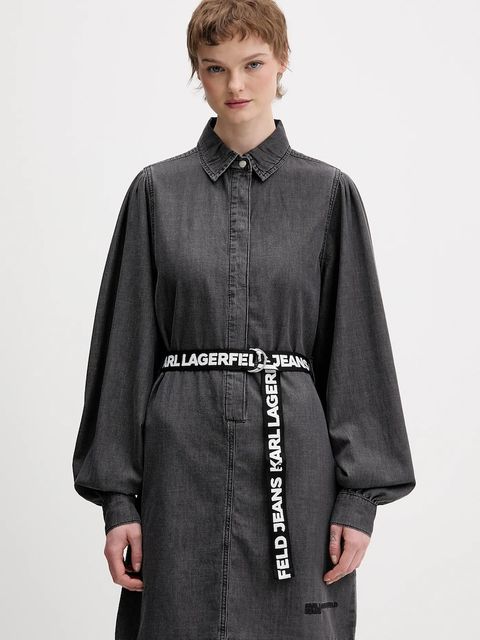 Karl Lagerfeld Jeans sukienka jeansowa - zdjęcie produktu nr 1