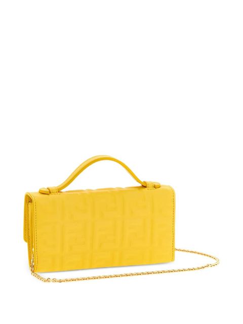 FENDI embossed handle chain wallet - Yellow - zdjęcie produktu nr 2