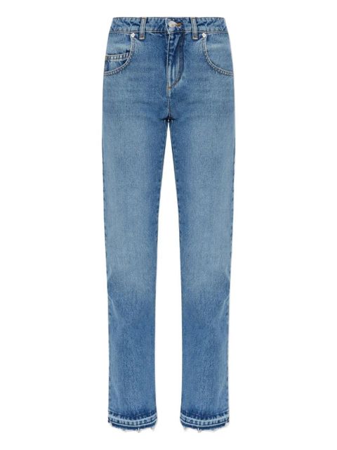 ISABEL MARANT Denala frayed jeans - Blue - zdjęcie produktu nr 1