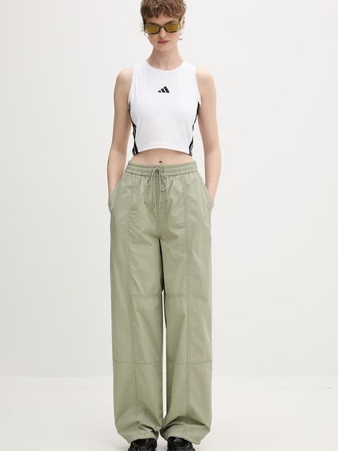 adidas crop top damski bawełniany z elastanem Essentials - zdjęcie produktu nr 1
