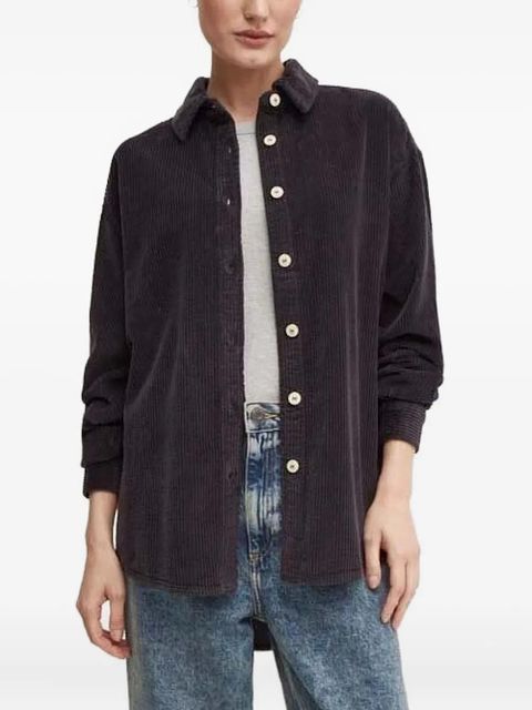 American Vintage corduroy button-down shirt - Blue - zdjęcie produktu nr 1