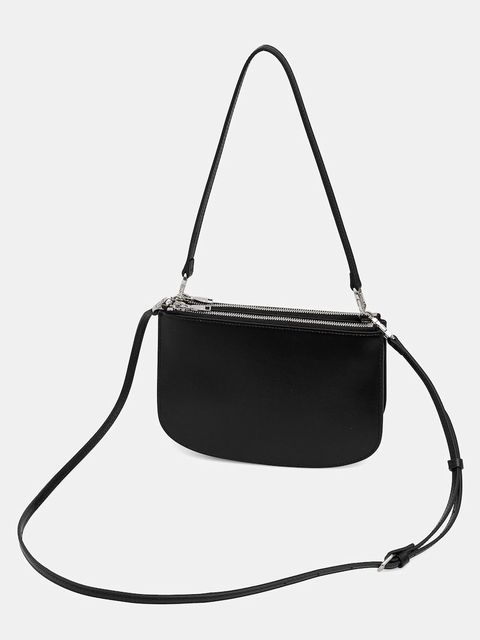 Diesel torebka skórzana 1DR 2.0 1DR TWIN kolor czarny X10330.PR818