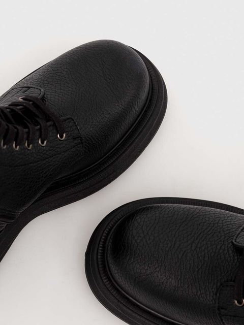 Chiara Ferragni workery damskie kolor czarny na platformie CF3251_001