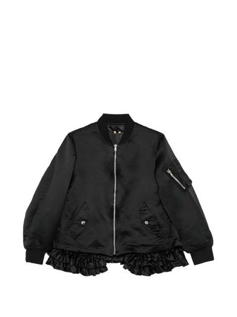 Comme Des Garçons ruffled bomber jacket - Black - zdjęcie produktu nr 1